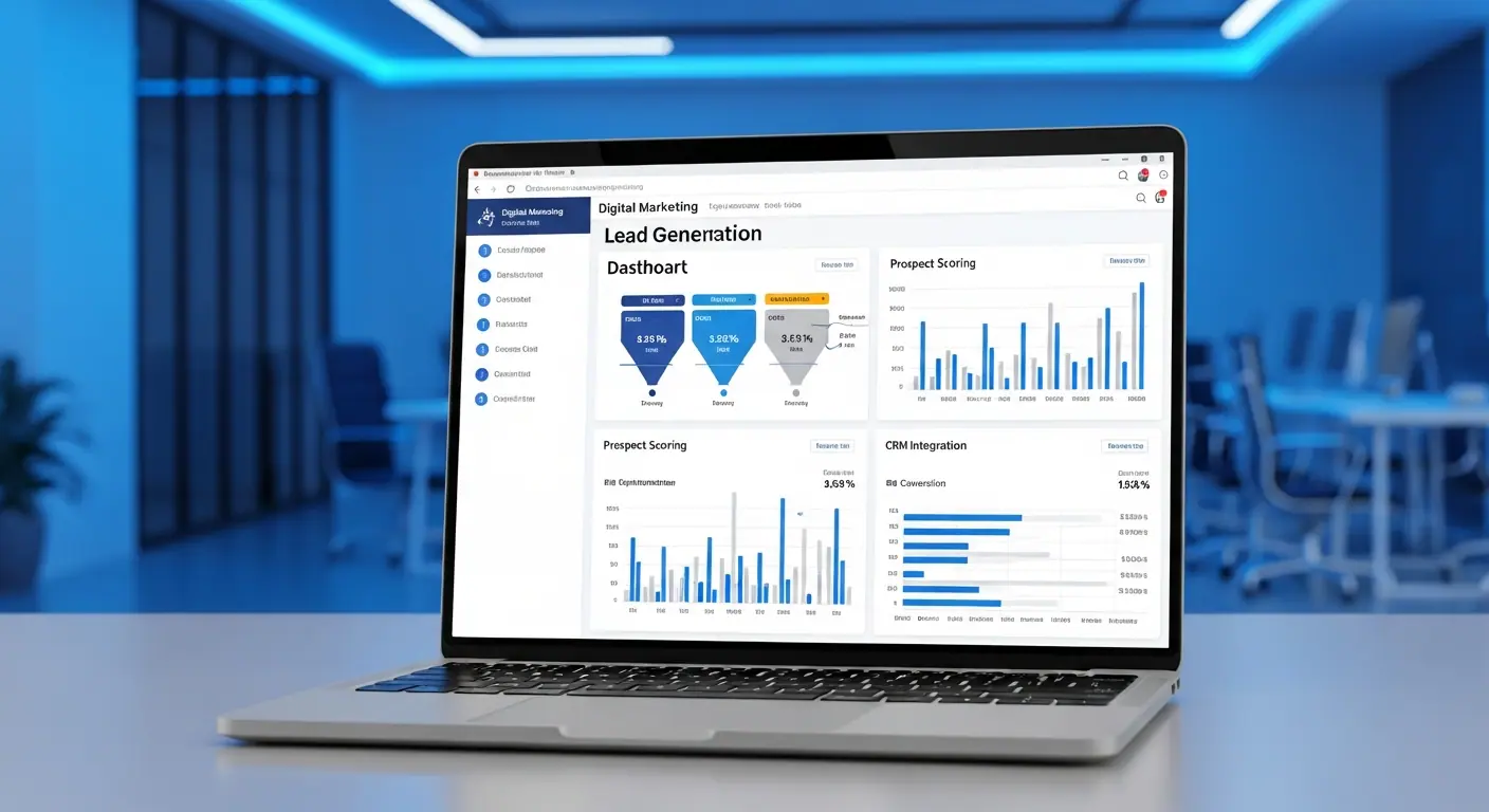 Dashboard de génération et qualification de leads automatisée
